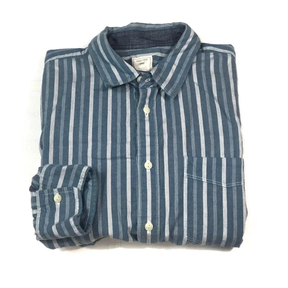 BF255 Gap Jeans Brand Button Front Shirt XL